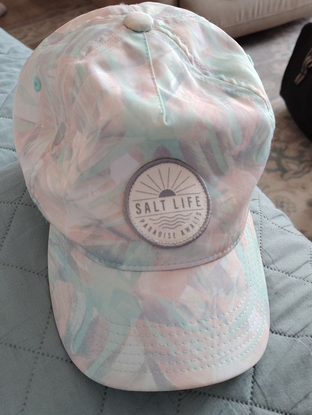 Salt Life Paradise Awaits Baseball Cap